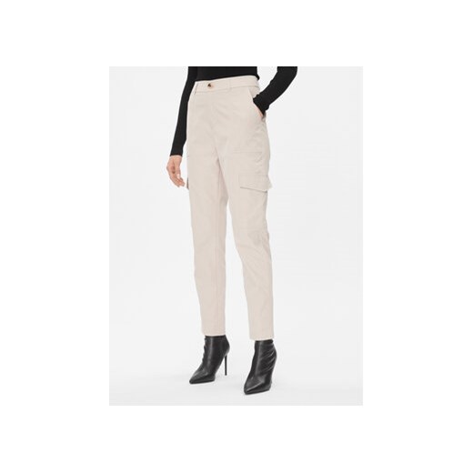 ONLY Spodnie materiałowe 15304640 Beżowy Regular Fit ze sklepu MODIVO w kategorii Spodnie damskie - zdjęcie 168620550