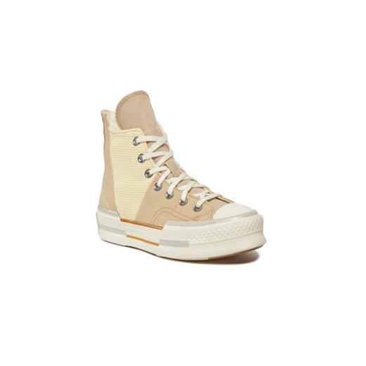 Converse Trampki Chuck 70 Plus Colorblock A03498C Beżowy Converse 41 MODIVO