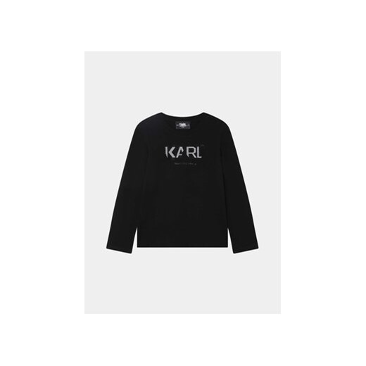Karl Lagerfeld Kids Bluzka Z15447 D Czarny Regular Fit ze sklepu MODIVO w kategorii T-shirty chłopięce - zdjęcie 168620674