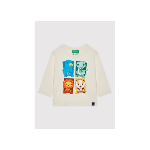 United Colors Of Benetton Bluzka HARRY POTTER 3VR5G100A Beżowy Regular Fit ze sklepu MODIVO w kategorii T-shirty chłopięce - zdjęcie 168621121