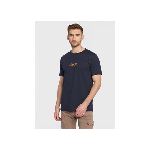 Solid T-Shirt Daniels 21107463 Granatowy Regular Fit ze sklepu MODIVO w kategorii T-shirty męskie - zdjęcie 168621634