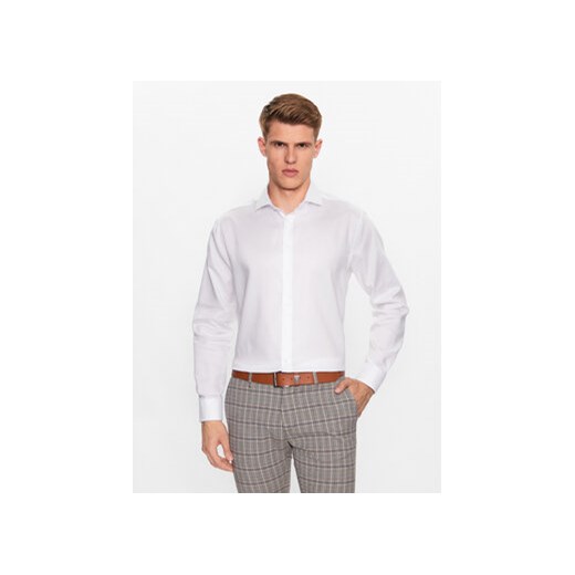 Seidensticker Koszula 01.293677 Biały Shaped Fit ze sklepu MODIVO w kategorii Koszule męskie - zdjęcie 168621681