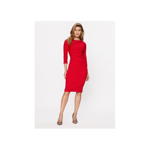 Rinascimento Sukienka codzienna CFC0114859003 Czerwony Regular Fit ze sklepu MODIVO w kategorii Sukienki - zdjęcie 168621740