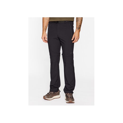 CMP Spodnie outdoor 3T51647 Czarny Regular Fit ze sklepu MODIVO w kategorii Spodnie męskie - zdjęcie 168621742