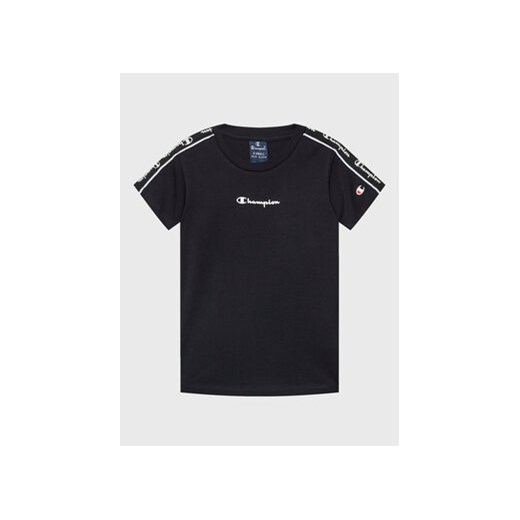 Champion T-Shirt 306116 Czarny Regular Fit ze sklepu MODIVO w kategorii T-shirty chłopięce - zdjęcie 168621961