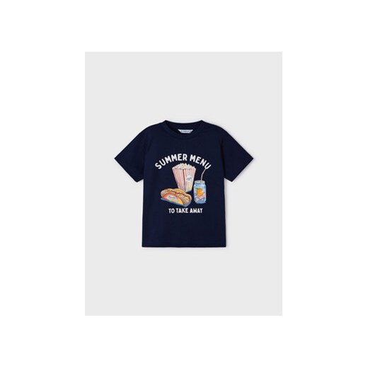 Mayoral T-Shirt 3012 Granatowy Regular Fit ze sklepu MODIVO w kategorii T-shirty chłopięce - zdjęcie 168622013