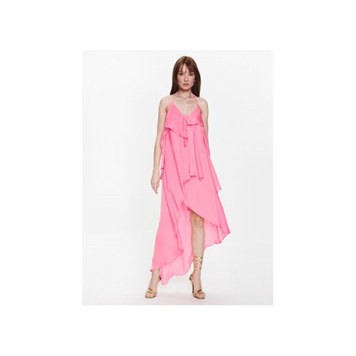 Pinko Sukienka koktajlowa 100710 A0NP Różowy Regular Fit ze sklepu MODIVO w kategorii Sukienki - zdjęcie 168622464
