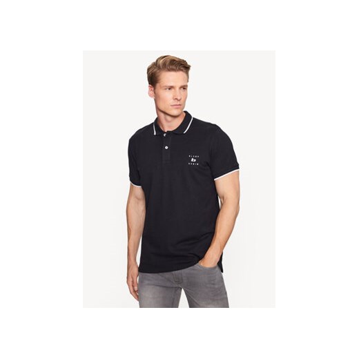 Blend Polo 20715178 Czarny Regular Fit ze sklepu MODIVO w kategorii T-shirty męskie - zdjęcie 168622841