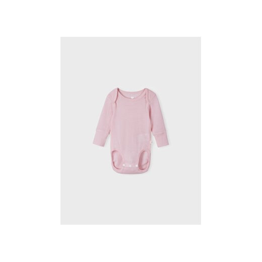 Reima Body dziecięce Utu 5200069A Różowy Regular Fit ze sklepu MODIVO w kategorii Body niemowlęce - zdjęcie 168623041