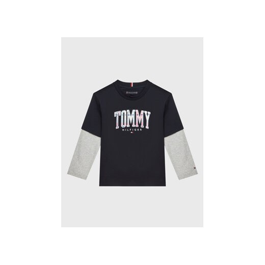 Tommy Hilfiger Bluzka KB0KB08022 D Granatowy Regular Fit ze sklepu MODIVO w kategorii T-shirty chłopięce - zdjęcie 168623802