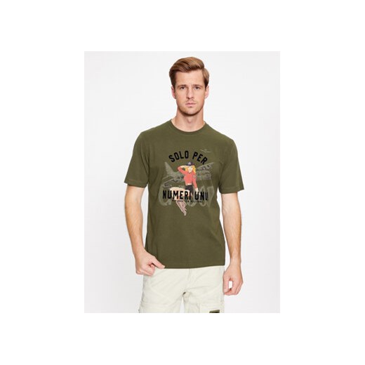Aeronautica Militare T-Shirt 232TS2131J584 Zielony Comfort Fit ze sklepu MODIVO w kategorii T-shirty męskie - zdjęcie 168624044
