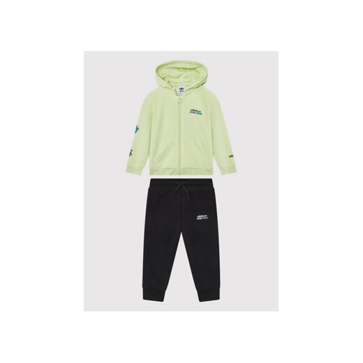 adidas Dres Graphic HE6913 Zielony Regular Fit ze sklepu MODIVO w kategorii Dresy dla niemowlaka - zdjęcie 168624144