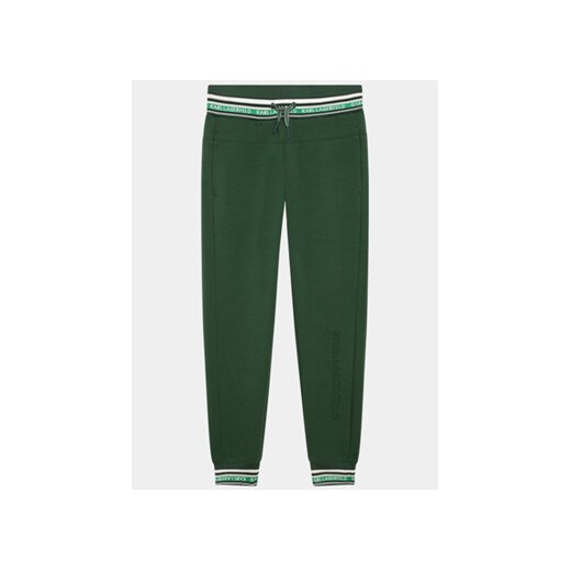 Karl Lagerfeld Kids Spodnie dresowe Z24161 S Zielony Regular Fit ze sklepu MODIVO w kategorii Spodnie chłopięce - zdjęcie 168624303