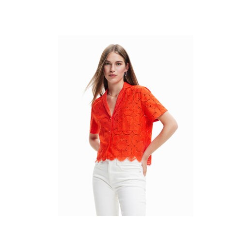 Desigual Koszula Preston 23SWCW09 Pomarańczowy Regular Fit ze sklepu MODIVO w kategorii Koszule damskie - zdjęcie 168624683