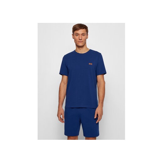 Boss Koszulka piżamowa Mix&Match 50381904 Niebieski Regular Fit ze sklepu MODIVO w kategorii Piżamy męskie - zdjęcie 168624702