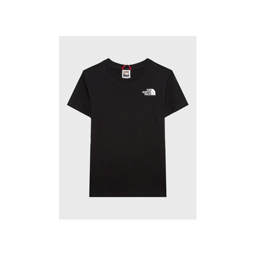 The North Face T-Shirt Simple Dome NF0A82EA Czarny Regular Fit ze sklepu MODIVO w kategorii T-shirty chłopięce - zdjęcie 168624742