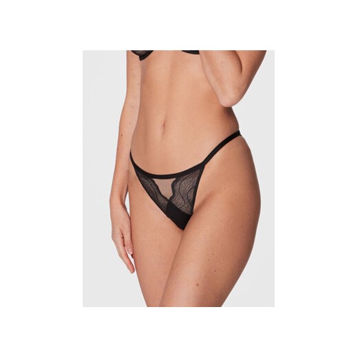 Calvin Klein Underwear Figi brazylijskie 000QF6949E Czarny ze sklepu MODIVO w kategorii Majtki damskie - zdjęcie 168624862