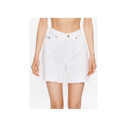 JOOP! Szorty jeansowe 30037419 Biały Relaxed Fit Joop! 25 wyprzedaż MODIVO