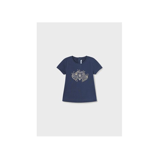 Mayoral T-Shirt 105 Granatowy Regular Fit ze sklepu MODIVO w kategorii Koszulki niemowlęce - zdjęcie 168625394
