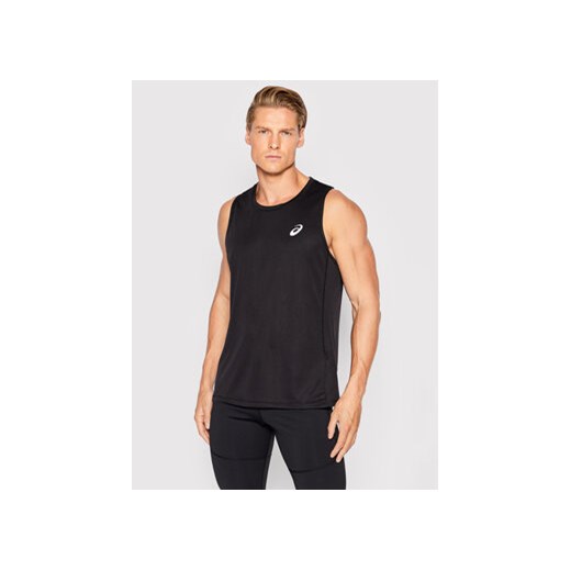 Asics Koszulka techniczna Core Singlet 2011C338 Czarny Slim Fit ze sklepu MODIVO w kategorii T-shirty męskie - zdjęcie 168625994