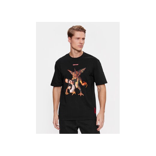 Hugo T-Shirt Dremli 50504618 Czarny Regular Fit ze sklepu MODIVO w kategorii T-shirty męskie - zdjęcie 168626002