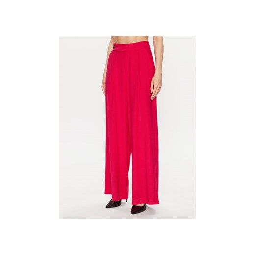 DKNY Spodnie materiałowe P3EK8Q84 Różowy Regular Fit ze sklepu MODIVO w kategorii Spodnie damskie - zdjęcie 168626034
