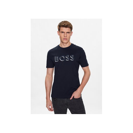 Boss T-Shirt 50481611 Granatowy Regular Fit ze sklepu MODIVO w kategorii T-shirty męskie - zdjęcie 168626054