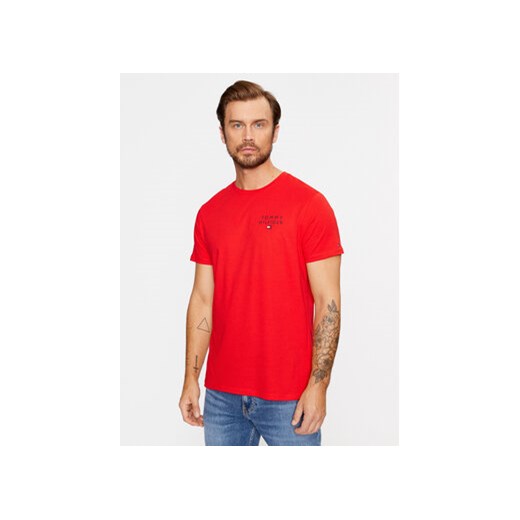 Tommy Hilfiger T-Shirt UM0UM02916 Czerwony Regular Fit Tommy Hilfiger S MODIVO promocja