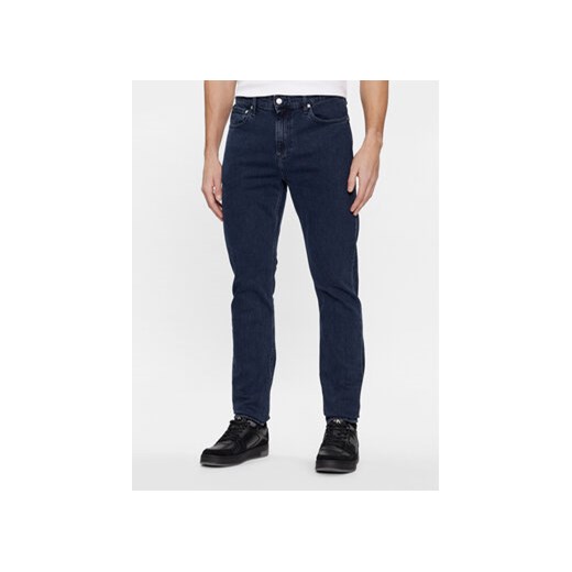 Calvin Klein Jeans Jeansy J30J323853 Granatowy Slim Fit 33_32 wyprzedaż MODIVO