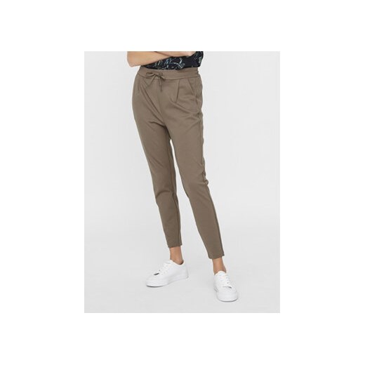 Vero Moda Spodnie materiałowe Eva 10197909 Brązowy Loose Fit ze sklepu MODIVO w kategorii Spodnie damskie - zdjęcie 168627211