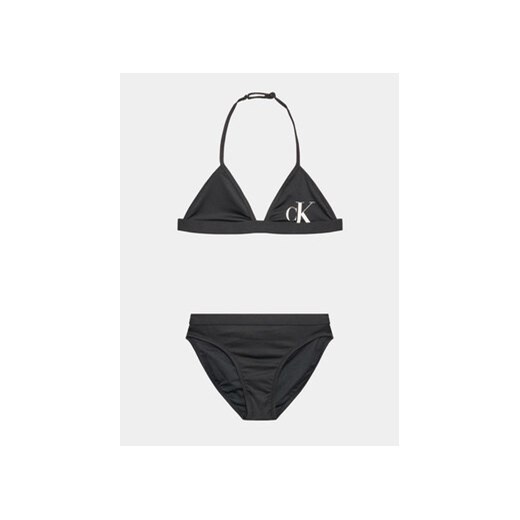Calvin Klein Swimwear Strój kąpielowy KY0KY00028 Czarny ze sklepu MODIVO w kategorii Stroje kąpielowe - zdjęcie 168627444