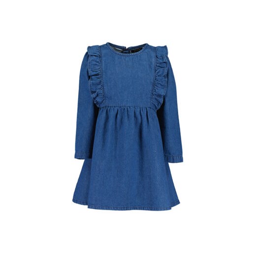 Blue Seven Sukienka jeansowa 784112 X Niebieski Regular Fit ze sklepu MODIVO w kategorii Sukienki dziewczęce - zdjęcie 168628031
