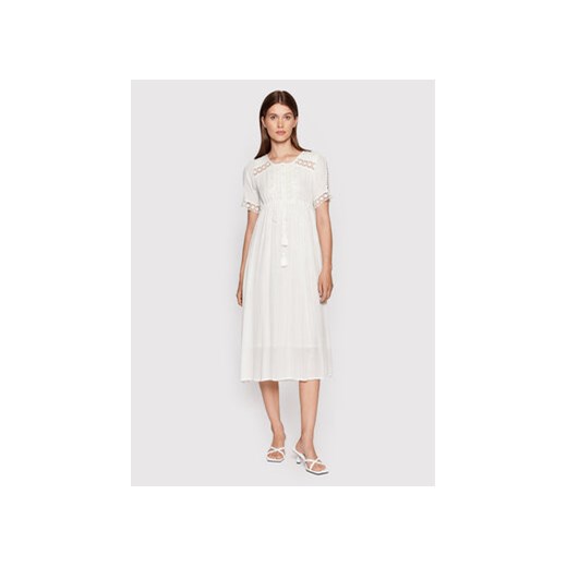 Iconique Sukienka letnia Greta IC22 007 Biały Regular Fit Iconique M MODIVO