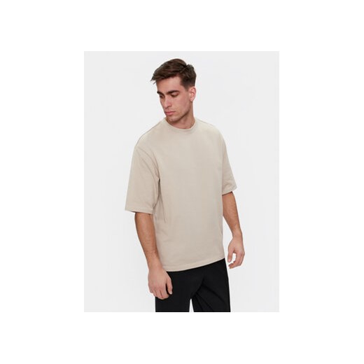 Only & Sons T-Shirt Millenium 22027787 Beżowy Oversize ze sklepu MODIVO w kategorii T-shirty męskie - zdjęcie 168628252
