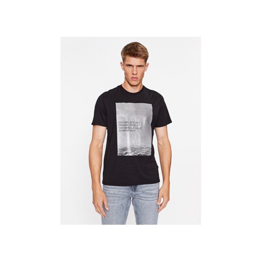Guess T-Shirt M3BI67 K9RM1 Czarny Slim Fit ze sklepu MODIVO w kategorii T-shirty męskie - zdjęcie 168629190