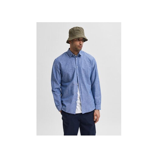 Selected Homme Koszula 16078867 Niebieski Slim Fit ze sklepu MODIVO w kategorii Koszule męskie - zdjęcie 168630390