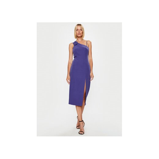 Rinascimento Sukienka koktajlowa CFC0115241003 Fioletowy Regular Fit ze sklepu MODIVO w kategorii Sukienki - zdjęcie 168630441