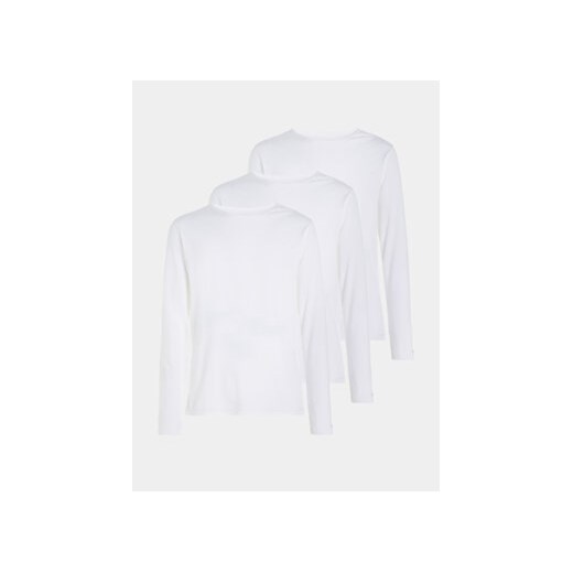 Tommy Hilfiger Komplet 3 longsleeve UM0UM03022 Biały Slim Fit Tommy Hilfiger S okazja MODIVO