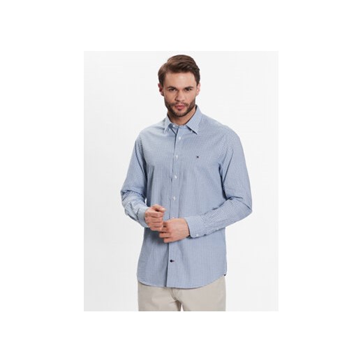 Tommy Hilfiger Koszula MW0MW30591 Niebieski Regular Fit Tommy Hilfiger 38 MODIVO okazja