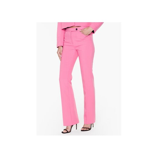 Sisley Spodnie materiałowe 4OLVLF02Q Różowy Regular Fit ze sklepu MODIVO w kategorii Spodnie damskie - zdjęcie 168631061