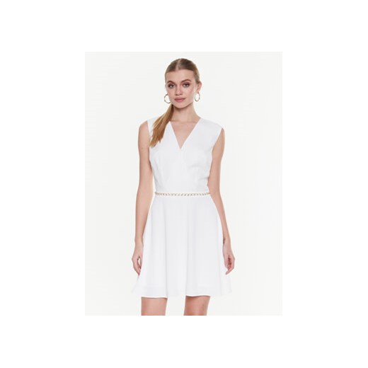 Marciano Guess Sukienka codzienna Nausica 3GGK33 9630Z Biały Regular Fit ze sklepu MODIVO w kategorii Sukienki - zdjęcie 168631263