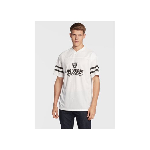 New Era T-Shirt Las Vegas Raiders NFL Script 60284671 Biały Relaxed Fit ze sklepu MODIVO w kategorii T-shirty męskie - zdjęcie 168631383
