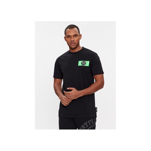 Plein Sport T-Shirt SADC MTK6907 SJY001N Czarny Regular Fit ze sklepu MODIVO w kategorii T-shirty męskie - zdjęcie 168631430