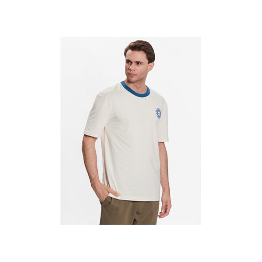 Outhorn T-Shirt TTSHM459 Écru Regular Fit ze sklepu MODIVO w kategorii T-shirty męskie - zdjęcie 168631581
