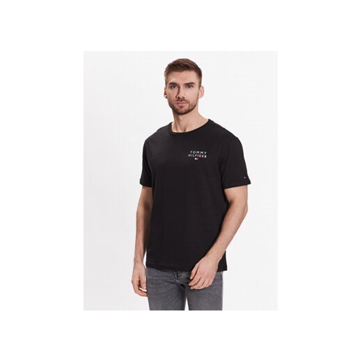 Tommy Hilfiger T-Shirt Logo UM0UM02916 Czarny Regular Fit ze sklepu MODIVO w kategorii T-shirty męskie - zdjęcie 168631932