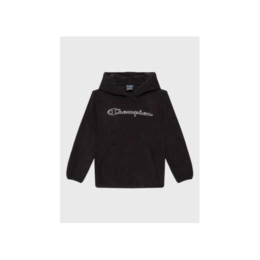 Champion Bluza Script Logo 305818 Czarny Regular Fit ze sklepu MODIVO w kategorii Bluzy chłopięce - zdjęcie 168632042