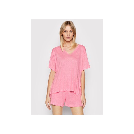 Seafolly T-Shirt Beachedit 54662-TO Różowy Regular Fit ze sklepu MODIVO w kategorii Bluzki damskie - zdjęcie 168632152