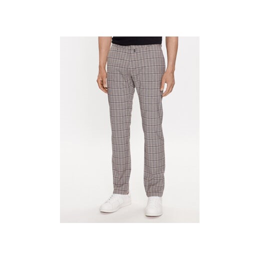 Pierre Cardin Spodnie materiałowe 30100/000/1027 Beżowy Modern Fit ze sklepu MODIVO w kategorii Spodnie męskie - zdjęcie 168632394