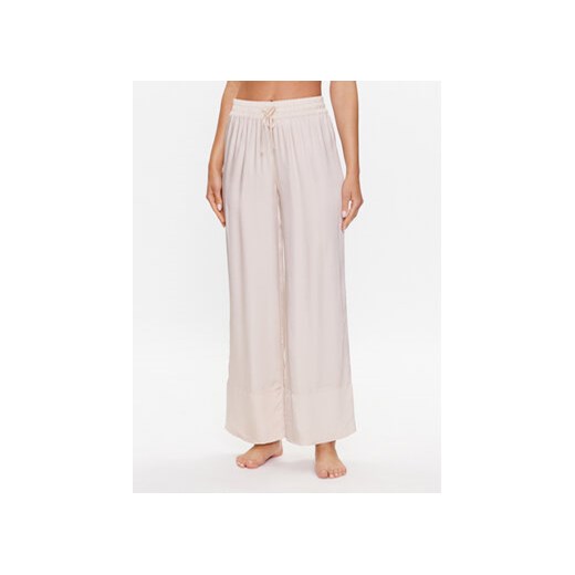 Etam Spodnie piżamowe 6537992 Beżowy Regular Fit ze sklepu MODIVO w kategorii Piżamy damskie - zdjęcie 168632630