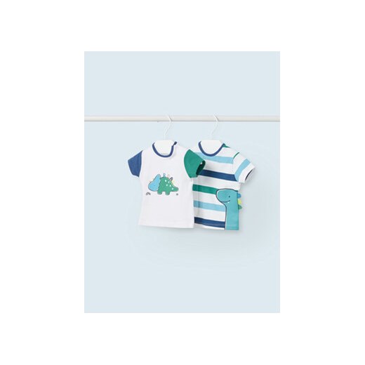 Mayoral Komplet 2 t-shirtów 1002 Kolorowy ze sklepu MODIVO w kategorii Koszulki niemowlęce - zdjęcie 168632994